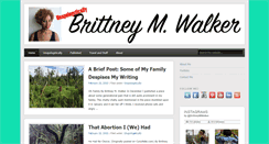 Desktop Screenshot of brittneymwalker.com